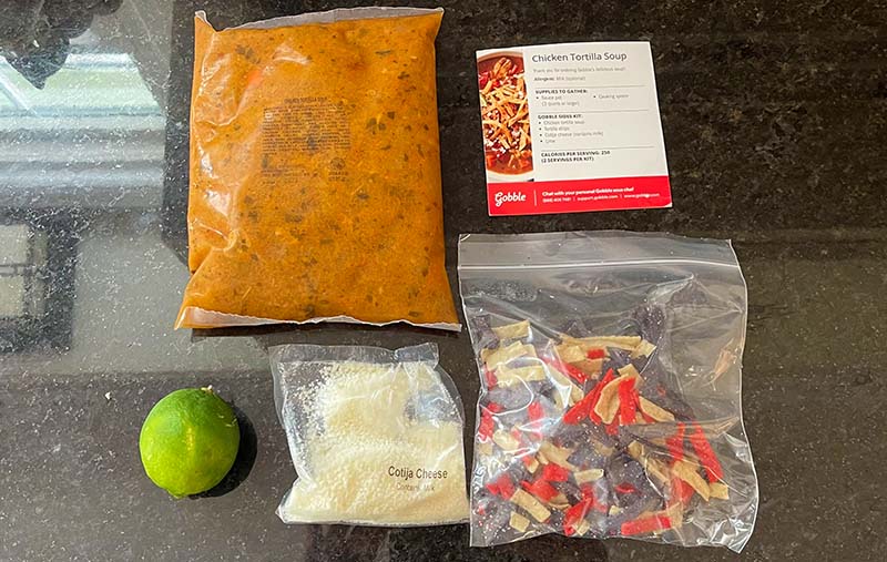 Gobble Chicken Tortilla Soup Ingredients