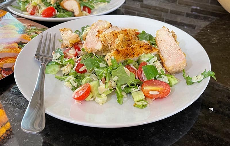 Parmesan-Crusted Chicken Meal