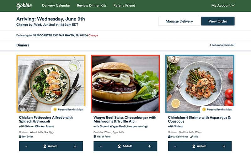 Gobble Review: The Quickest Pre-Portioned Meal Delivery Service