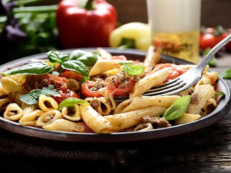 Premade Meal Delivery Pasta Dish