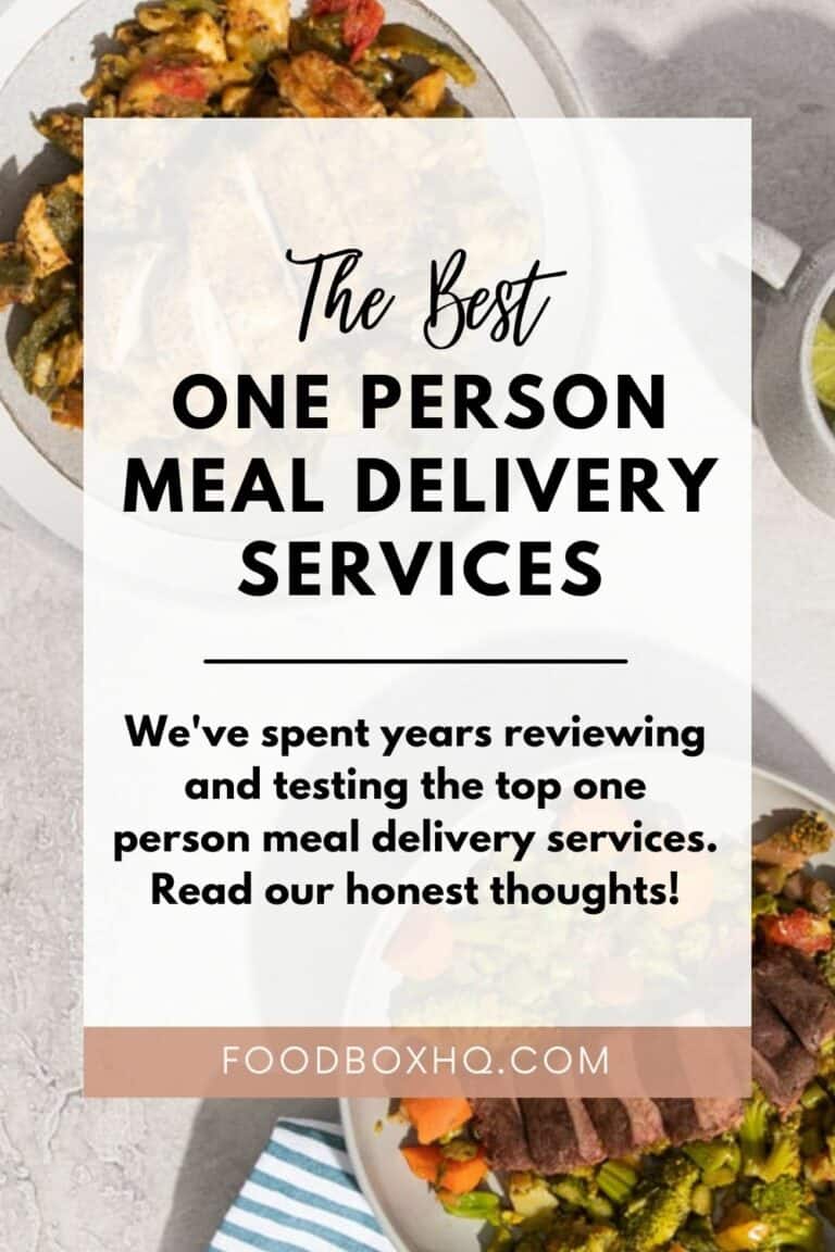 The Best Meal Delivery Services for One Person | Food Box HQ