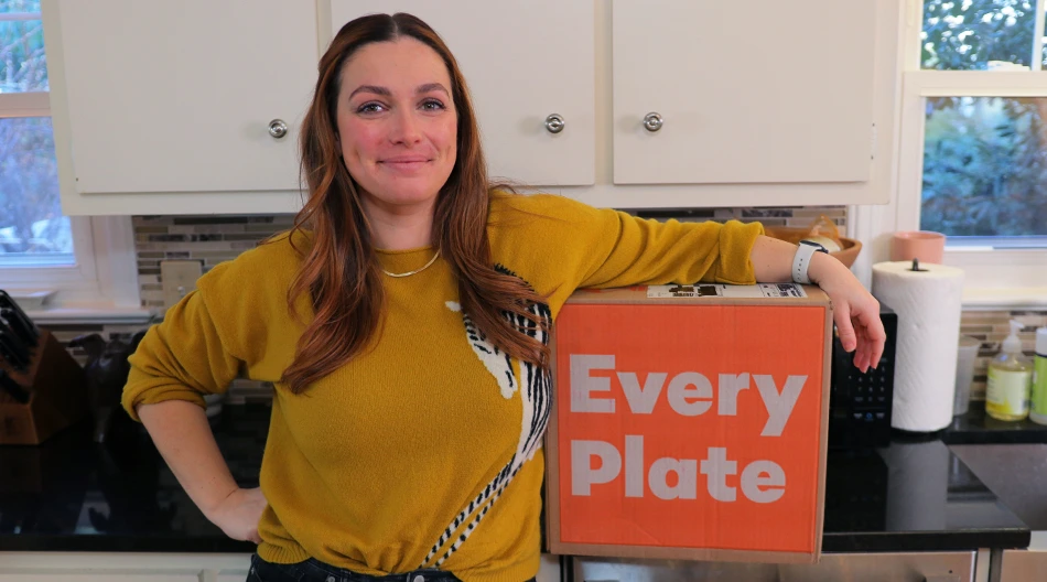 Emily With EveryPlate Box