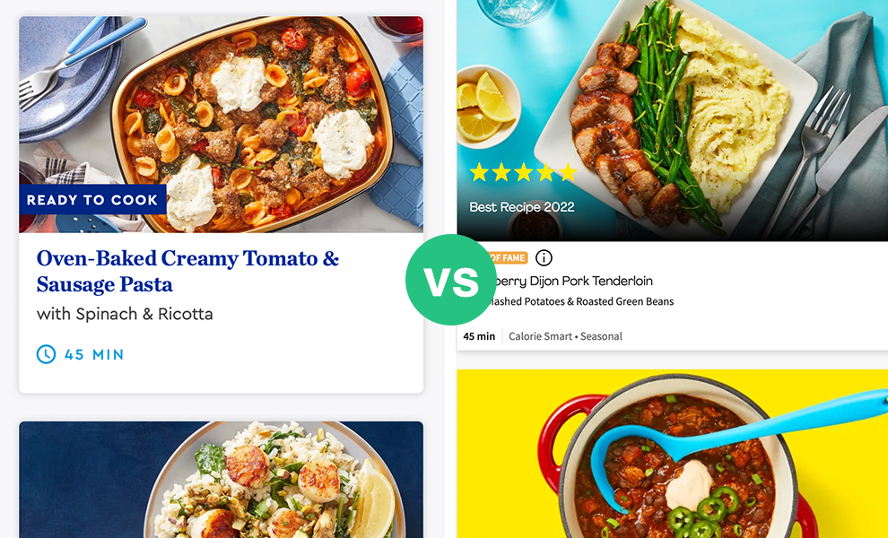 Blue Apron vs. HelloFresh Two Seemingly Similar Meal Kits But There’s