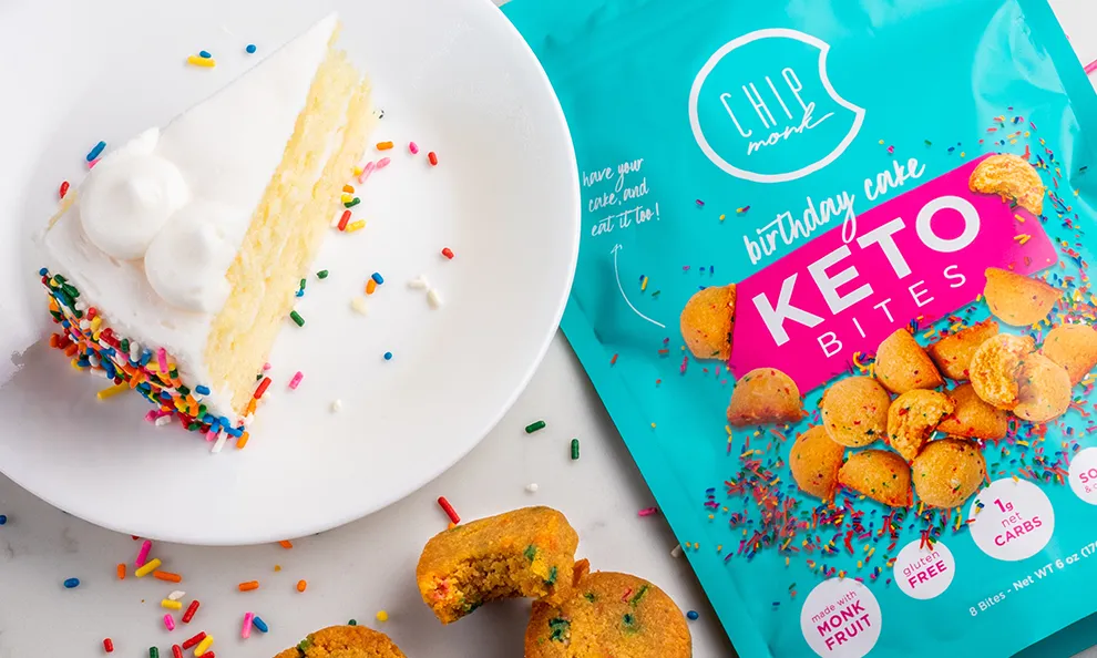 Birthday Cake Keto Bites