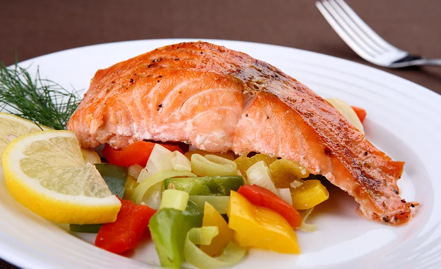 Grilled Salmon Meal