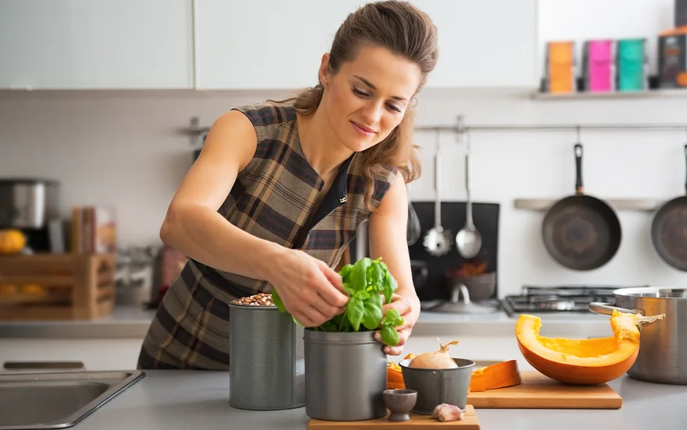 Cooking With Fresh Basil