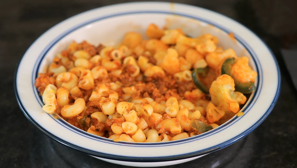 My Factor Meals Chorizo Chili Mac