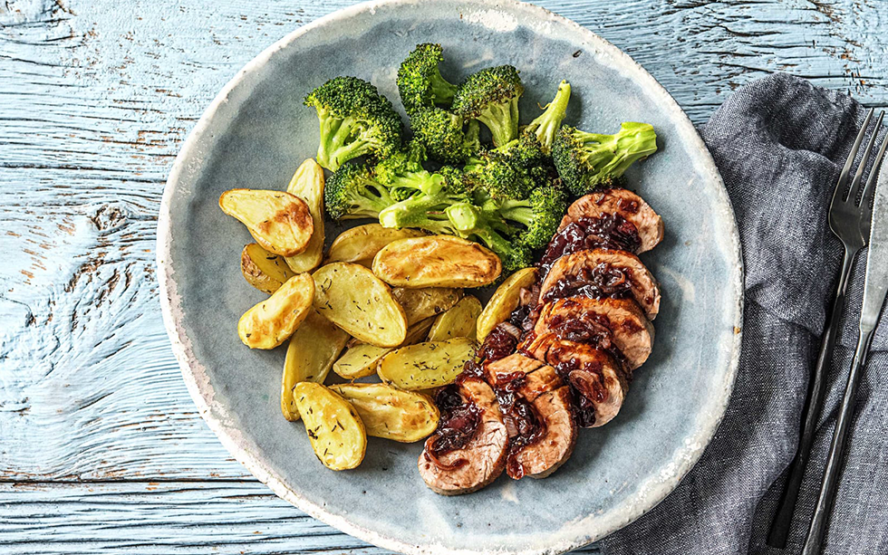 Gluten-Free Cherry Balsamic Pork HelloFresh Meal