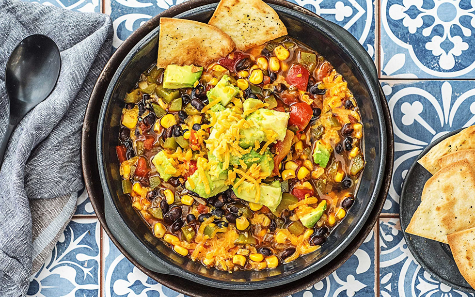 Gluten-Free One-Pot Tortilla Soup HelloFresh Meal