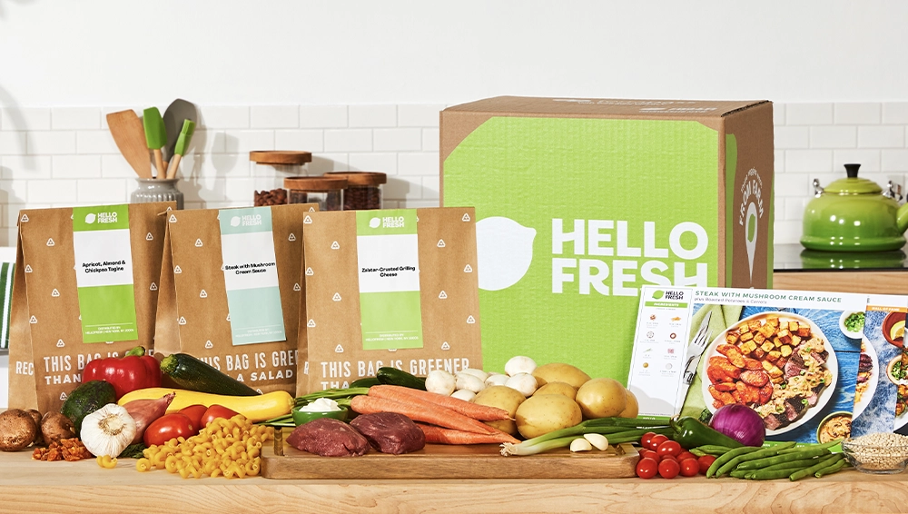 HelloFresh Open On Table