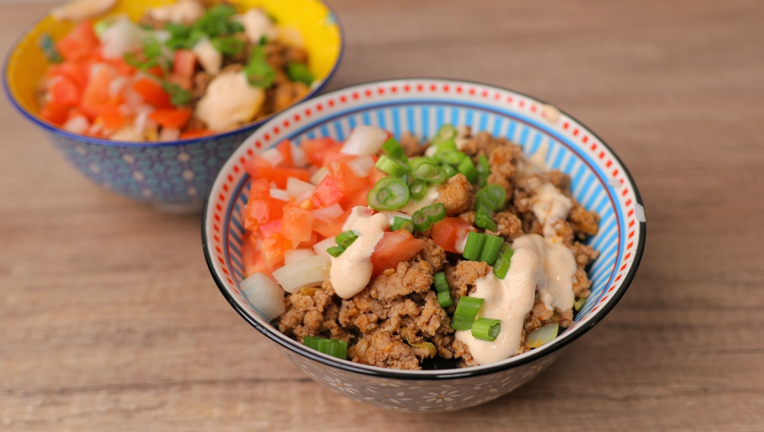 My HelloFresh Saucy Pork Burrito Bowls