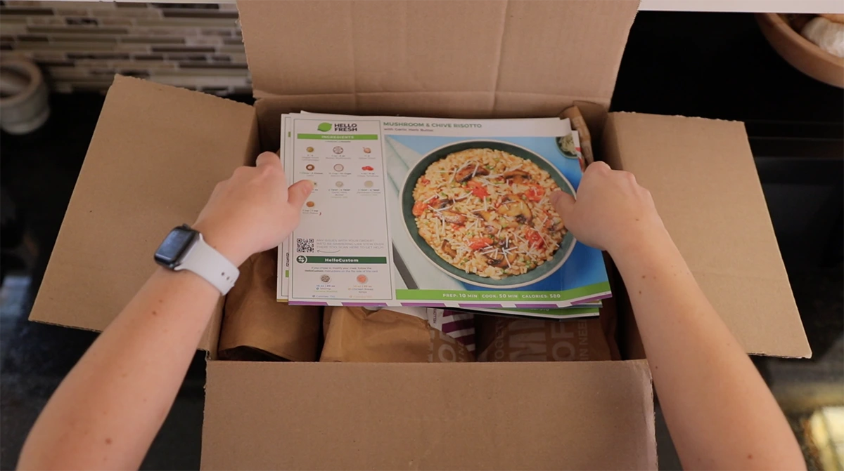 Inside Our HelloFresh Box