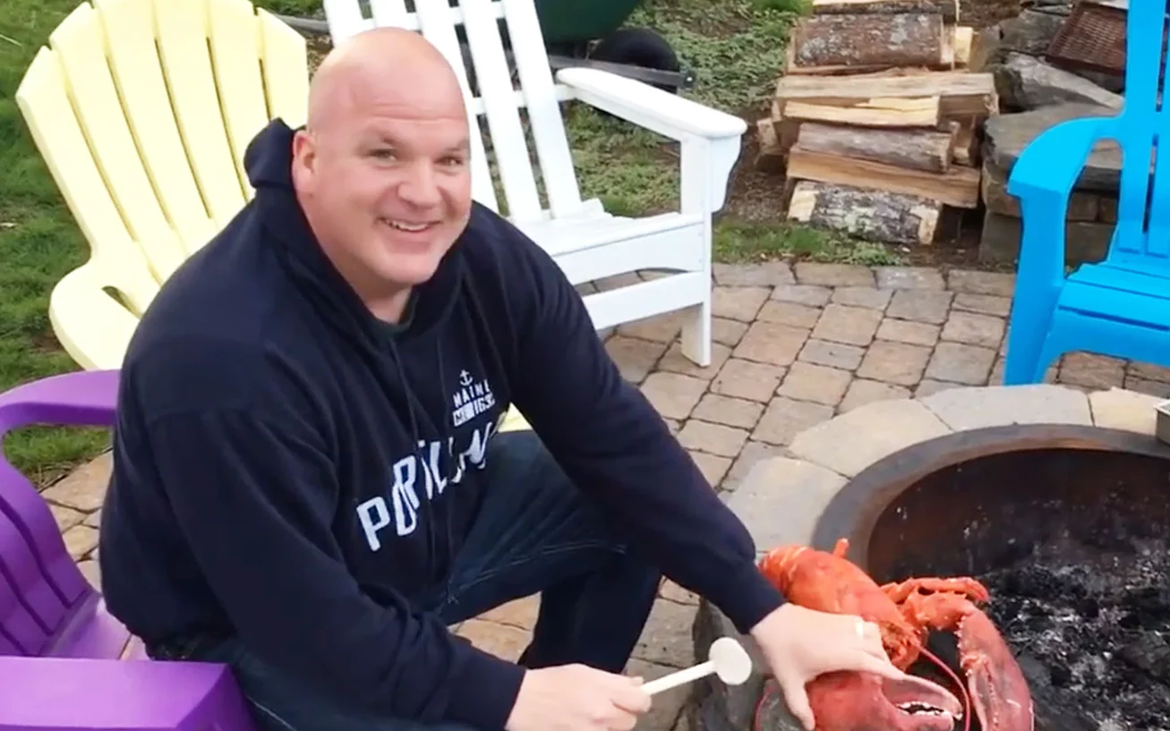 Mark Murrell With 5lb Lobster