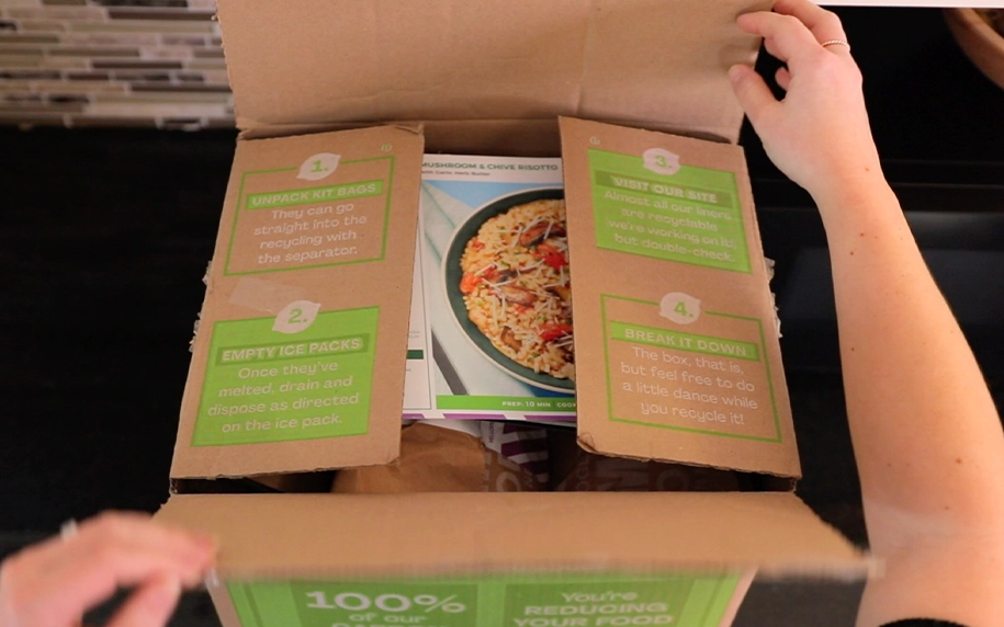 My HelloFresh Box Packaging