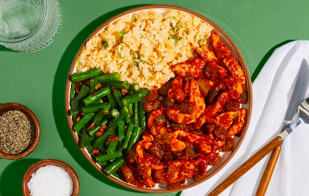 Green Chef Chicken in Cajun-Spiced Tomato Sauce Meal