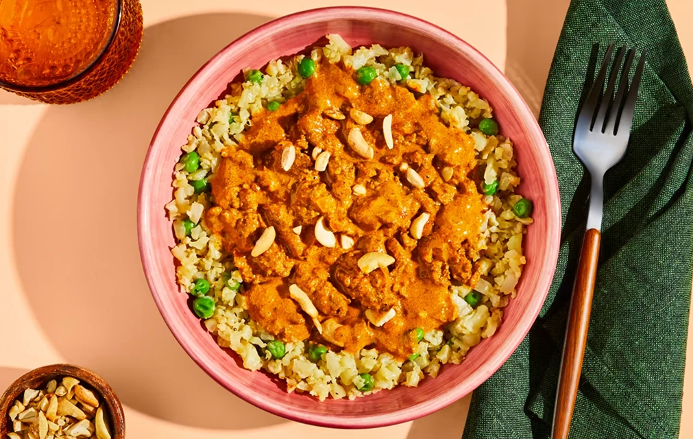 Green Chef Coconut Turkey Curry over Cauliflower Rice Meal