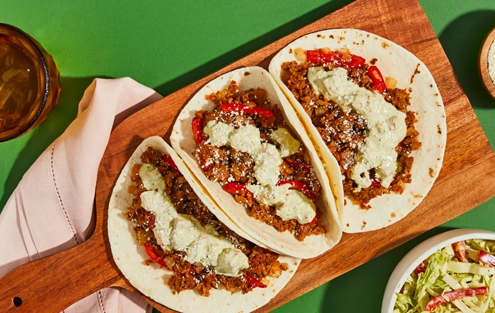 Green Chef Smoky Plant-Based Protein Tacos Meal