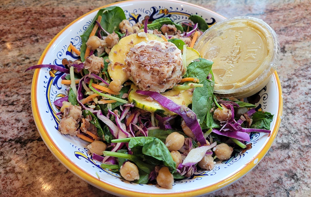 My Thistle Roasted Delicata Salad with Garlic Garbanzo Beans Meal